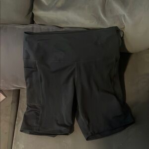 Danskin Black Bike Shorts with Matte Finish